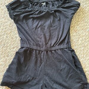 Old Navy Charcoal Elastic Waist Shorts